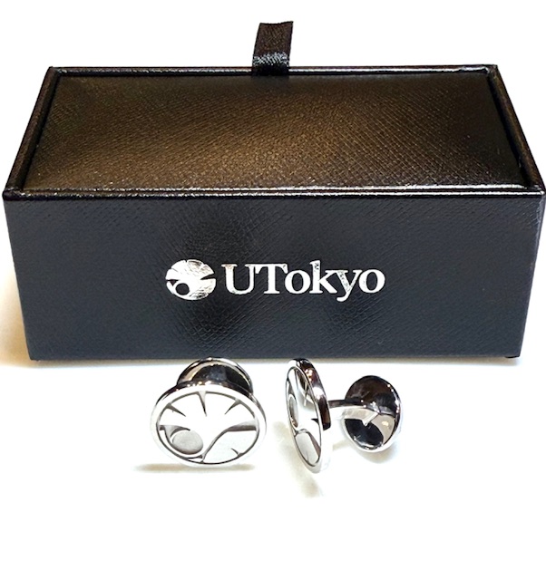 東大マーク銀杏カフリンクス　シルバー