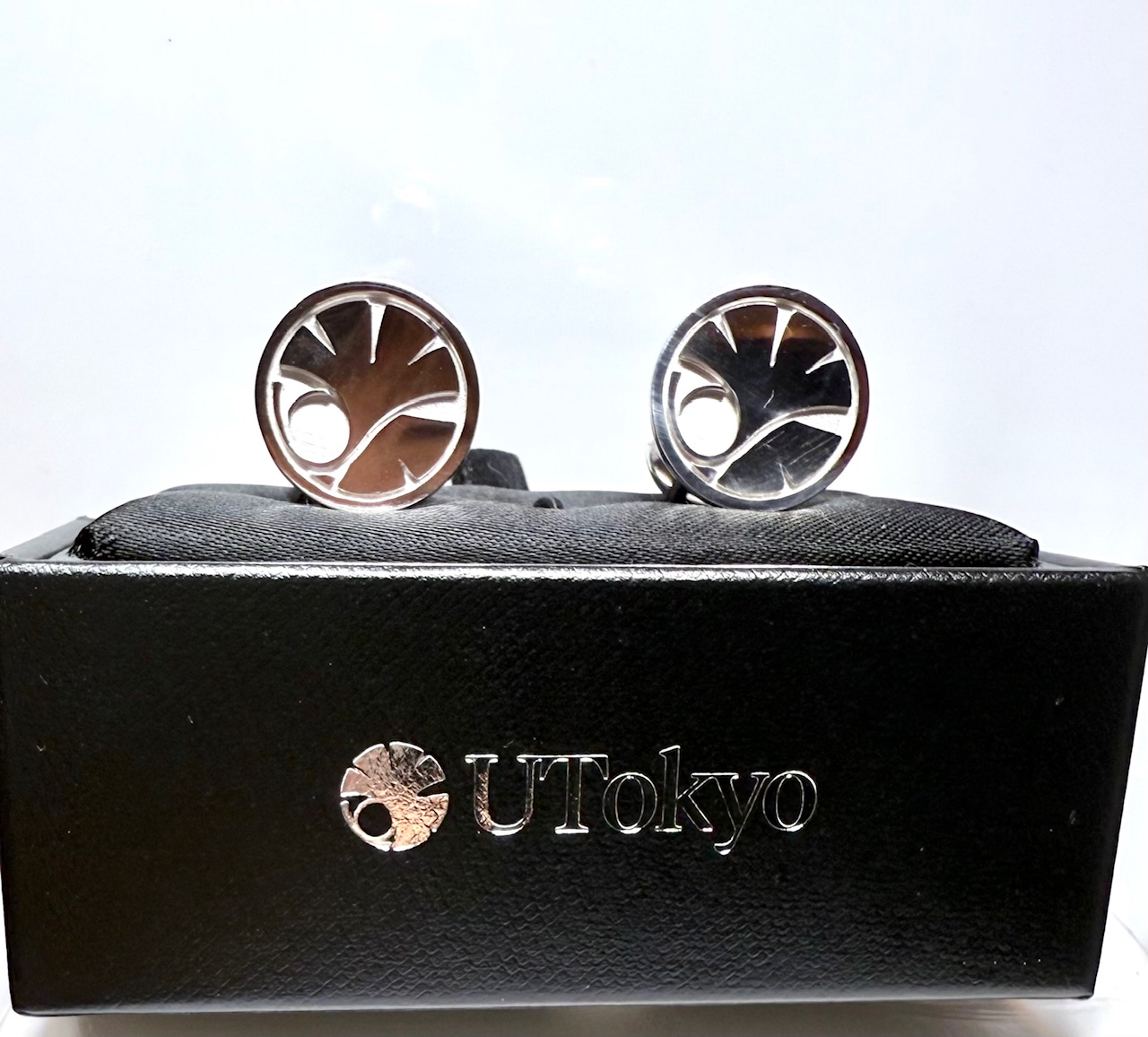 東大マーク銀杏カフリンクス　シルバー